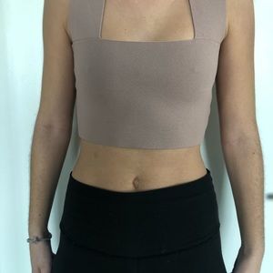 Cropped tank top
